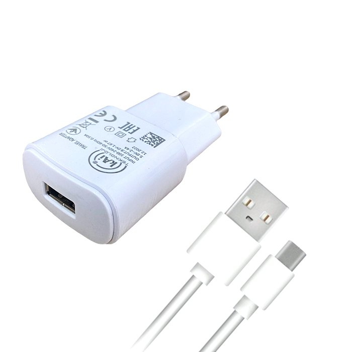 2.4 Seyahat Şarj Aleti + Type-c usb kablo
